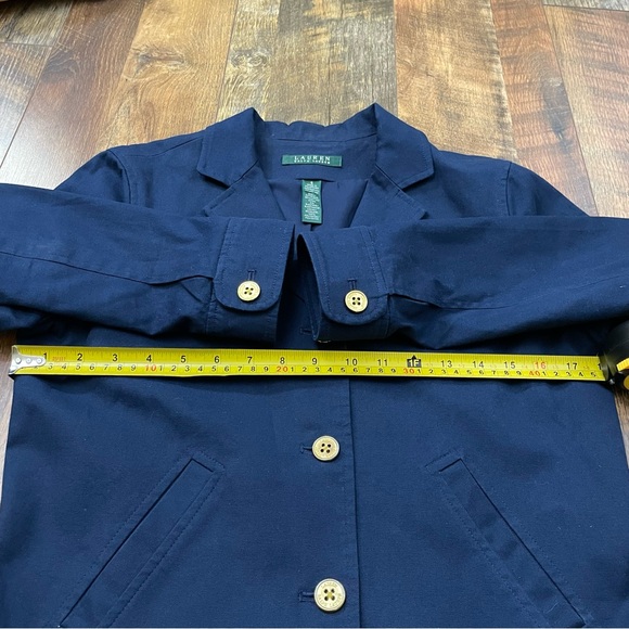 Ralph Lauren Gold Button Blazer Jacket - Picture 7 of 8